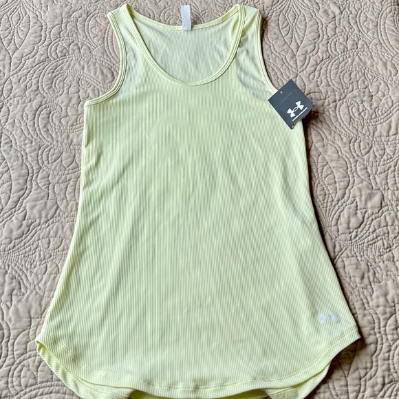 Under Armour Tops - Under Armour Womens Victory Tank Top Update Size Medium 1362867-785 NWT Yellow